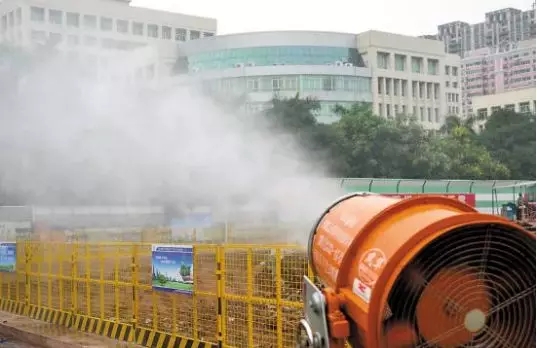 風華霧炮助力城市降塵控塵，竭力保衛天空藍